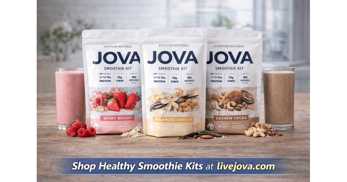 JOVA High-Protein Smoothie Kits – Whole Food Nutrition