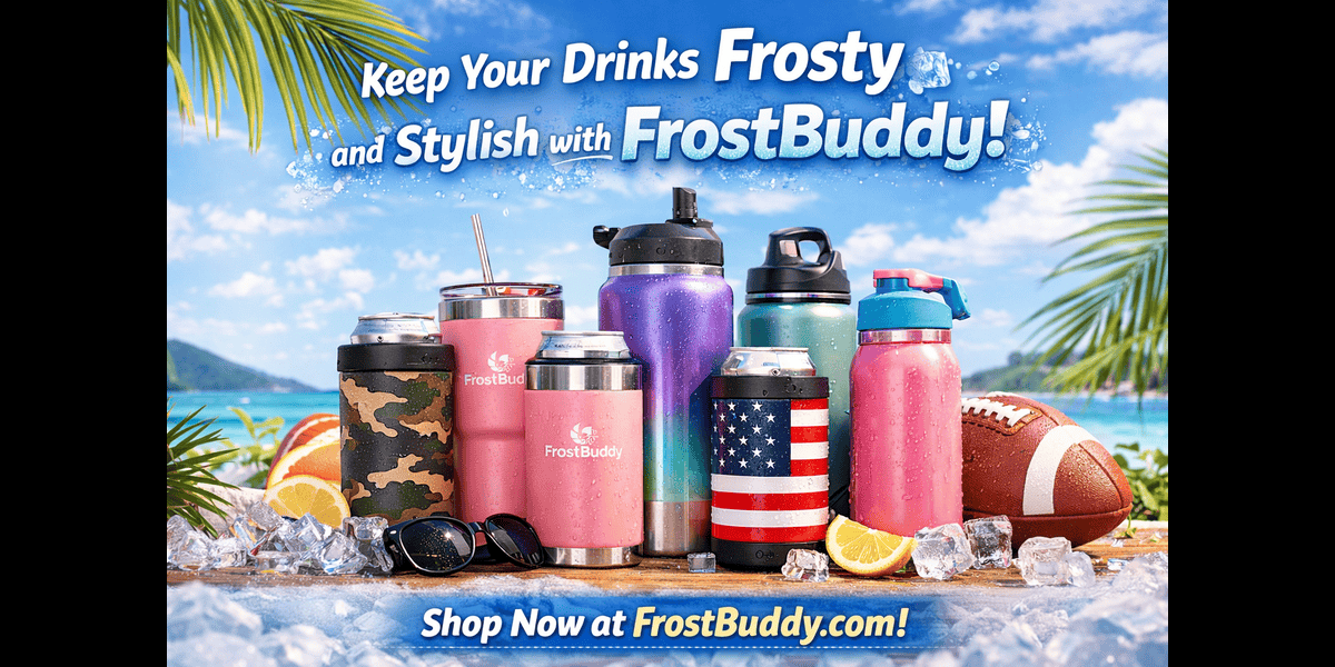 FrostBuddy Drinkware – Universal Can Coolers & Tumblers