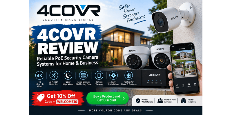 4COVR Review: Reliable PoE Security Camera Systems for Home & Business