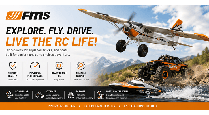 FMS Hobby | RC Airplanes, Cars, Trucks & Remote Control Models