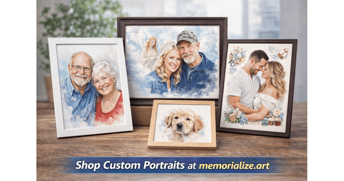 Memorialize Art Custom Portraits & Personalized Artwork